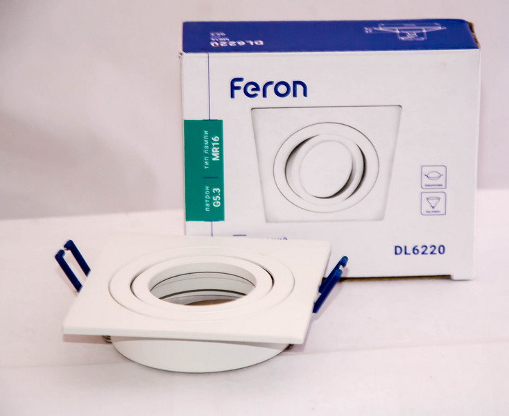 Вбудований світильник Feron DL6220 чорний
