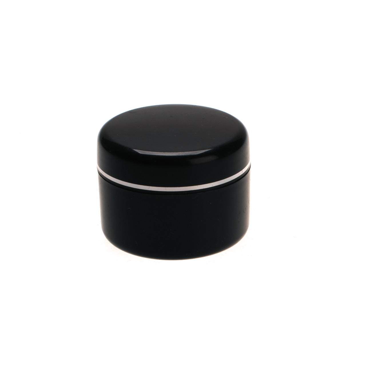 Баночка чорна 5 гр (баночка герметична, з кришкою, ємність для крему, для сипучих матеріалів), фото 1