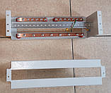 Панель розподілу живлення (DIN рейка 3U, під "автомати") з мідними шинами, PDU 19" 3U, 131х483х152мм, фото 2