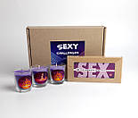 Подарунок для пари "Вечір при свічках": сертифікати з пікантними завданнями, три свічки (з написами і позами), фото 8