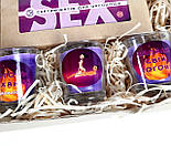 Подарунок для пари "Вечір при свічках": сертифікати з пікантними завданнями, три свічки (з написами і позами), фото 9