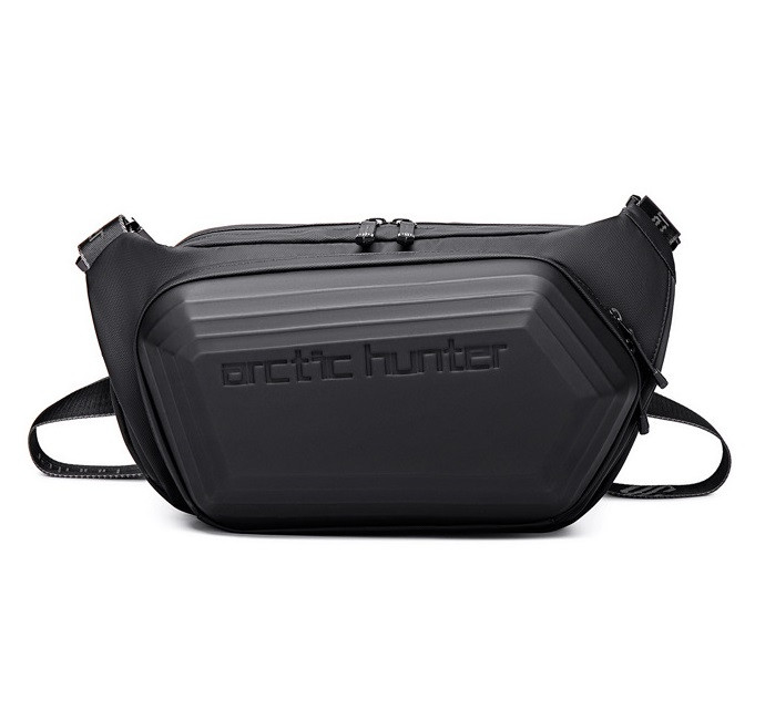 Велика сумка через плече Arctic Hunter Y00013, з 3D фасадом, з водовідштовхувальної тканини, 8л