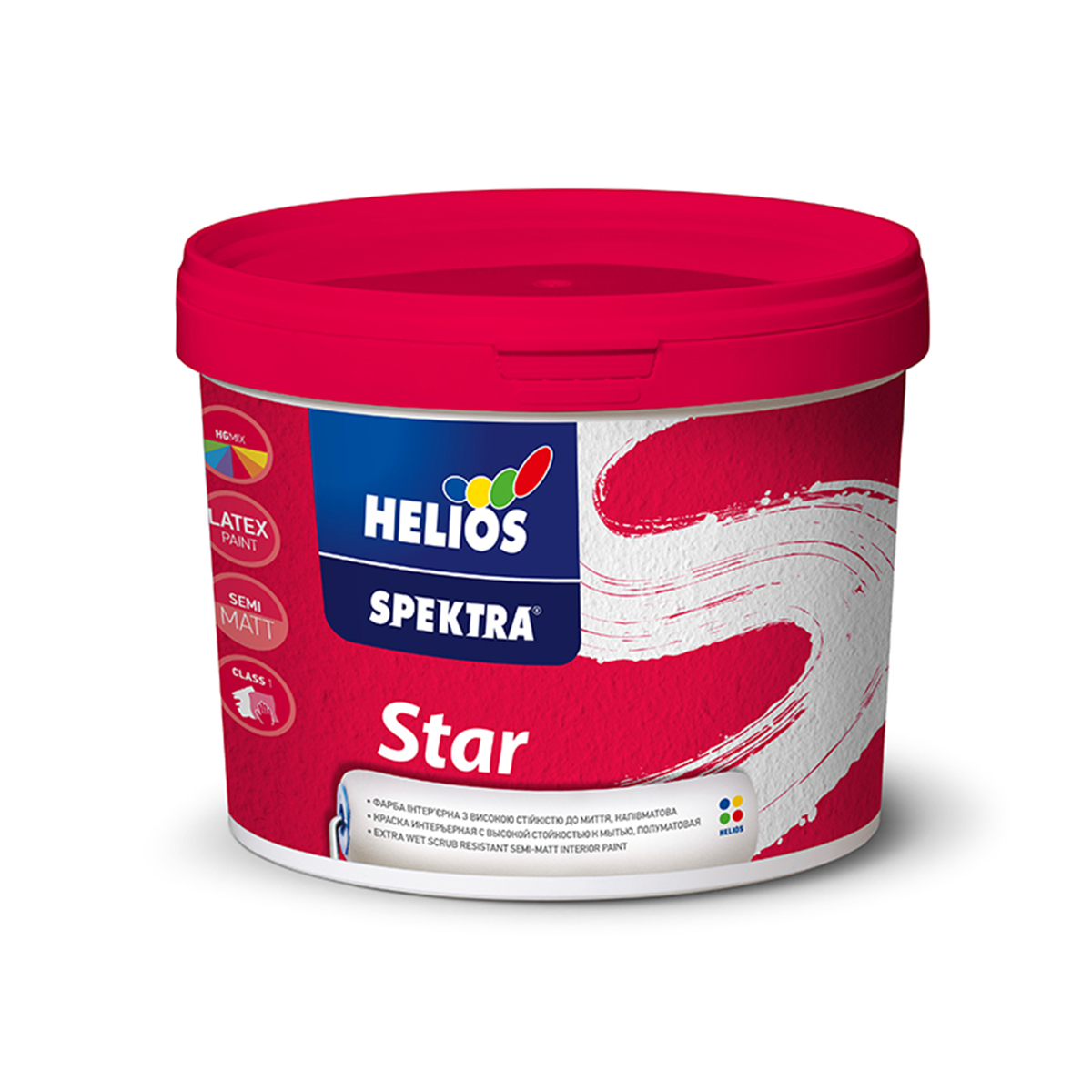 Інтер'єрна фарба Helios Spektra Star стійка до миття 5л