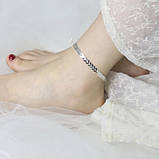 Браслет на ногу колосок у формі змійки колосся, фото 3