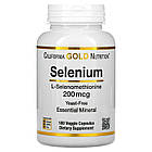 California Gold Nutrition, селен, бездріжджовий, 200 мкг, 180 рослинних капсул