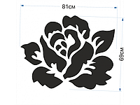 Декор ( трафарет), "Троянда", цвета разные, ТМ "Юрские"
