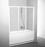 Двери для ванн подвижные трёхэлементные Ravak AVDP 3-150 белый профиль/прозрачное стекло