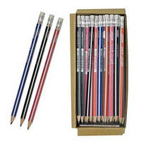 Олівці графітні HB з ластиком Marco «Grip-Rite»