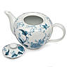 Об'ємний заварник для чаю з фарфору "Блакитний дракон", фото 3