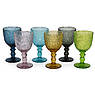 Набір із 6-ти різнокольорових келихів зі скла Corinto Maison, фото 2