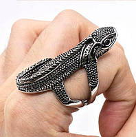 Мужской перстень (кольцо) Геккон Бижутерия в виде ящерицы Регулируемый размер
