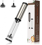 Капучинатор спінювач Electric Milk Frother Спінювач молока та вершків, електричний 19000 об/хв, фото 4