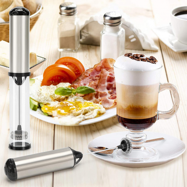 Капучинатор спінювач Electric Milk Frother Спінювач молока та вершків, електричний 19000 об/хв