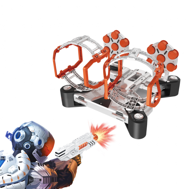 Домашній тир BLD Toys Space Wars BX-3922 Ігровий набір Бластери з мішенями 2 шт., обертання на 360°
