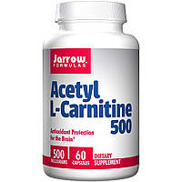 Ацетил -L карнитин, Jarrow Formulas, 500 мг, 60 капсул
