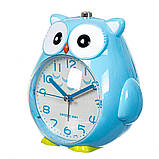 Годинник Будильник Сова (Синя), фото 2
