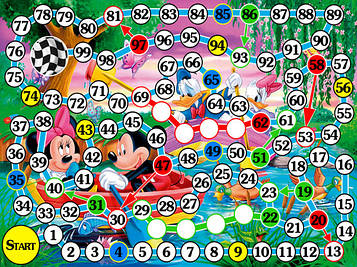 Гра-Ходилка "Мікі Маус"