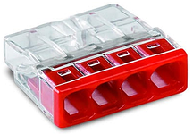 Клема WAGO 2273-204 4 контактна, прозора 0.5 — 2.5 мм2