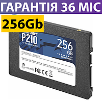 256GB SSD диск Patriot P210, твердотільний ссд 2.5" накопичувач 256 гб для ПК и ноутбука acer, asus, lenovo