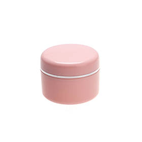 Баночка для крему рожева 5 гр герметична баночка з кришкою банку для сипучих матеріалів косметична баночка креманка 5 мл