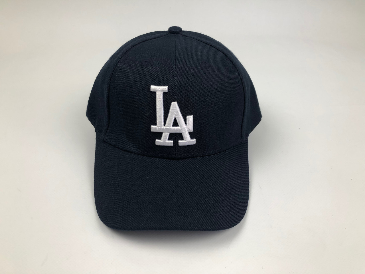 Кепка Бейсболка Чоловіча Жіноча MLB Los Angeles LA Темно-Синя з Білим лого