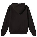 HOODIE Jordan Толстовка чоловіча з принтом Джордан, Кенгуру чорна з кишенею, Кофта спортивна з капюшоном, фото 5