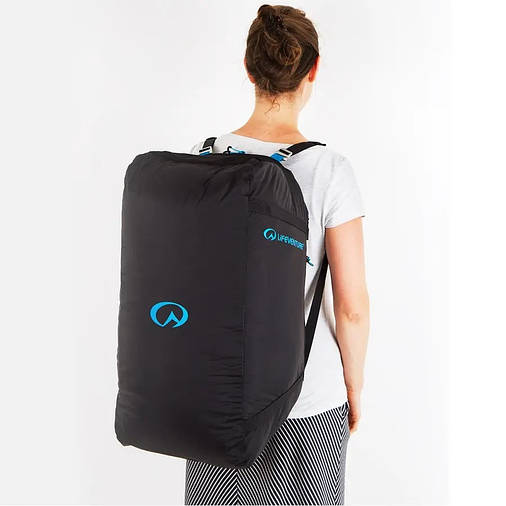 Сумка дорожня Lifeventure Packable Duffle 70L Чорний, фото 4