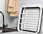 [ОПТ] Сушарка органайзер для посуду та кухонних приладів складана силіконова BN-090, фото 4