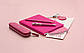 Шкіряний футляр на 2 ручки Graf von Faber-Castell Standard case Epsom, Electric Pink, колір рожевий, 118877, фото 5