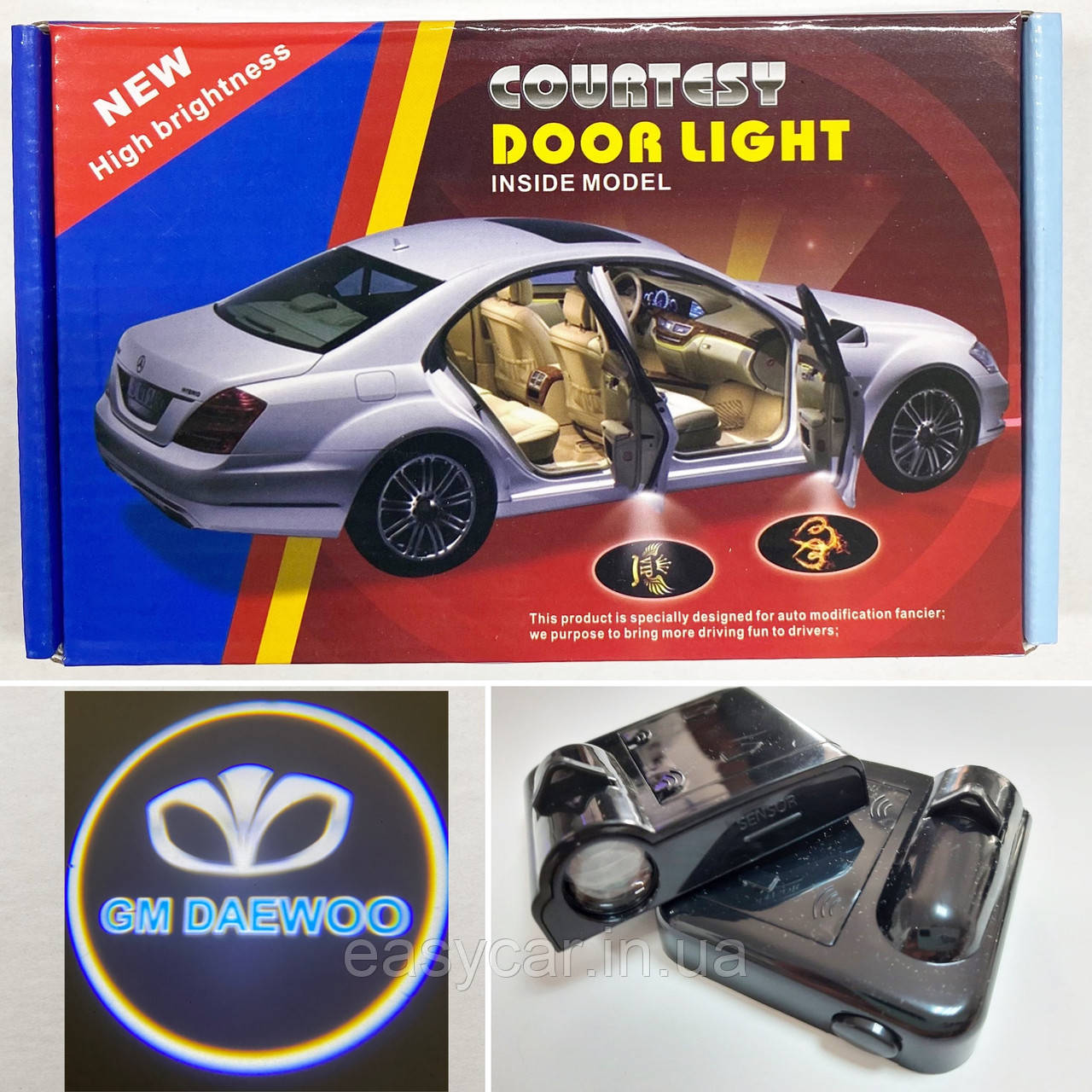 Логотип підсвічування двері Део Lazer door logo DAEWOO, фото 1