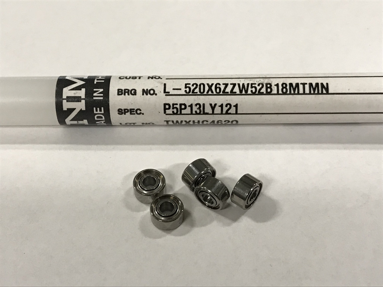 Підшипник мініатюрний L-520X6ZZ P5, MR52 (2*5*2.5) NMB JAPAN