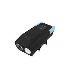 Фара велосипедна West Biking BK-1718 0701220 Black + Blue з виносним пультом батарея 2000 mAh велофара