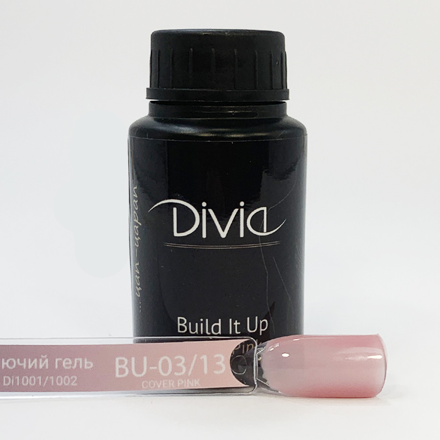 Divia - Укріплюючий та моделюючий гель Build It Up Gel (BU23 - Cover Pink, рожевий холодний) (30 мл)