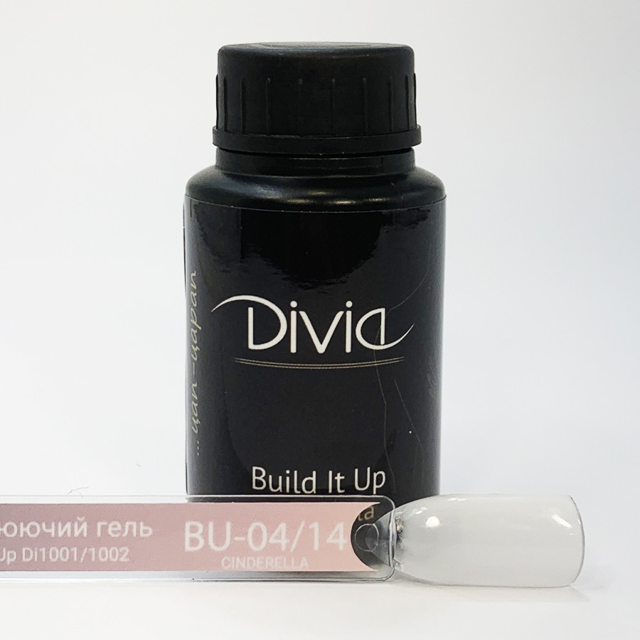 Divia - Укріплюючий та моделюючий гель Build It Up Gel (BU24 - Cinderella, молочний) (30 мл)