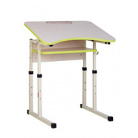 Парта для школяра E-178/1 T PK NS одномісна з пеналом регульована по висоті (ТМ Новий Стиль)