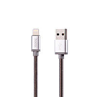 USB Cable Hoco U5 Full-Metal Lightning Grey 1.2m