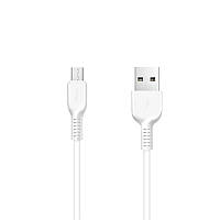 USB Cable Hoco X13 Easy Charged MicroUSB White 1m