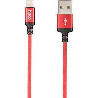 USB Cable Hoco X14 Times Speed Lightning Red/Black 1m