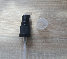 Кнопковий дозатор dispenser head 18 mm під скляний флакон