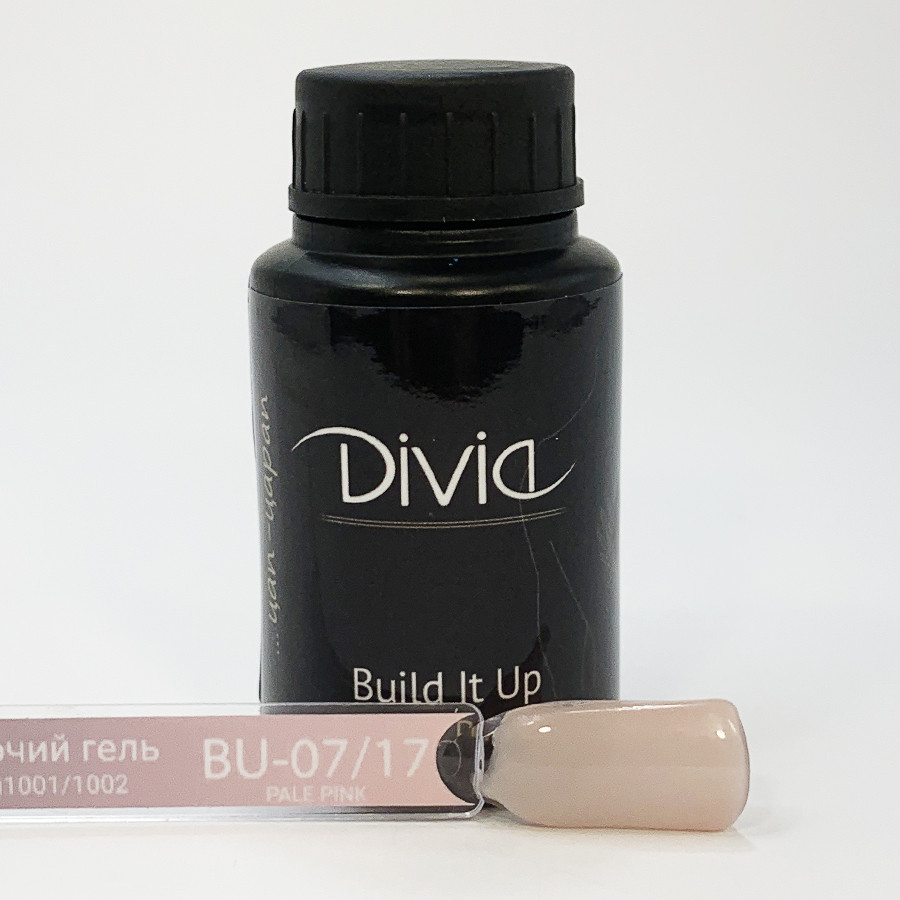 Divia - Укріплюючий та моделюючий гель Build It Up Gel (BU27 - Pale Pink, блідо-рожевий) (30 мл)
