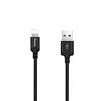 USB Cable Hoco X14 Times Speed Lightning Black 1m