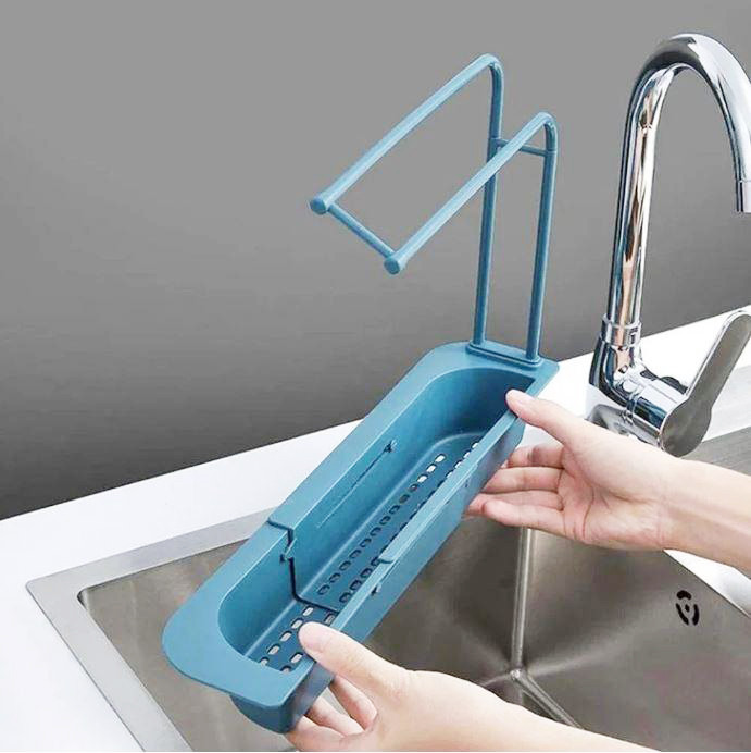 Органайзер у раковину для кухонної мийки SINK HOLDER Блакитний