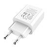 Зарядний пристрій 2USB Hoco C63A LCD 2.1A White, фото 7