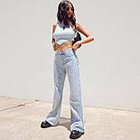 Жіночий топ майка з трикотажу рубчик з асиметрією (р. 42-44) 8317580, фото 7