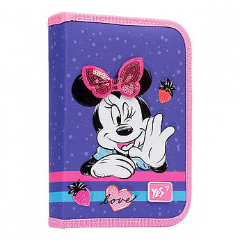 Пенал твердий одинарний з клапаном HP-03 "Minnie Mouse" YES 533058