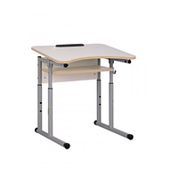 Парта для школяра E-179/1 T PK NS одномісна з пеналом регульована по висоті (ТМ Новий Стиль)