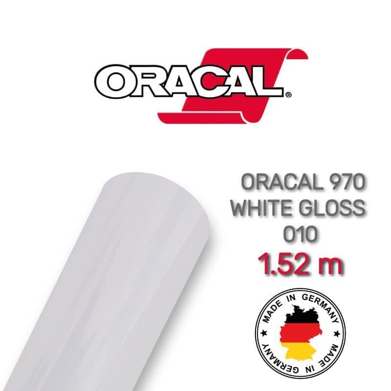 Біла глянцева плівка Oracal 970, White Gloss 010