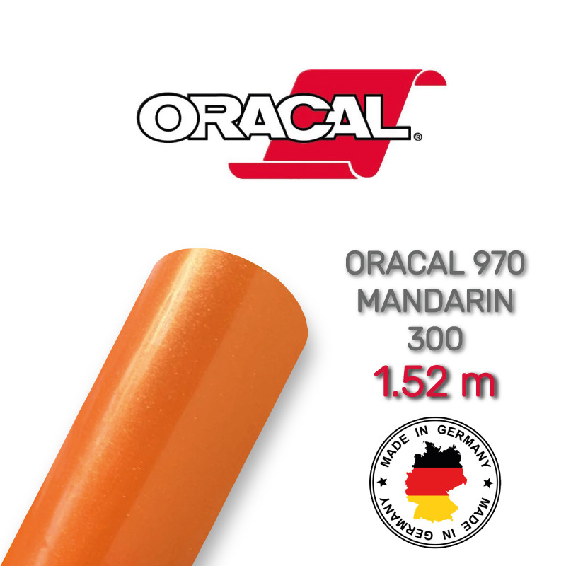 Жовтогаряча глянсова плівка, Oracal 970 Mandarin Gloss 300, фото 1