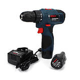 Акумуляторний шуруповерт Bosch TSR12-2LI з набором 12V 3Ah Li-Ion дриль-шуруповерт бош, фото 3