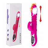 Подвійний вібратор з підігрівом, стимулятор для піхви і клітора, інтимні іграшки для жінок, фото 7